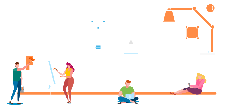 Design banner between content
